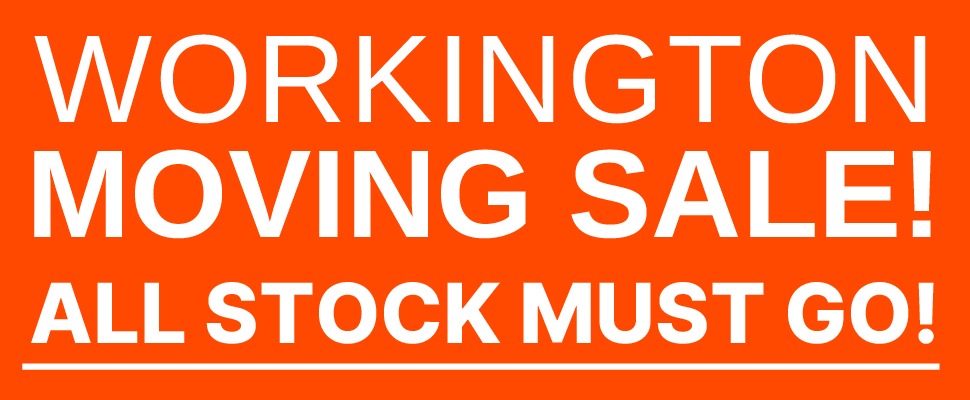 Workington Moving Sale - All Stock Must Go!
