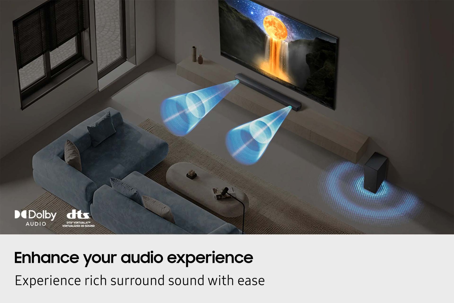 enhance your audio experience - experience rich surround sound with ease