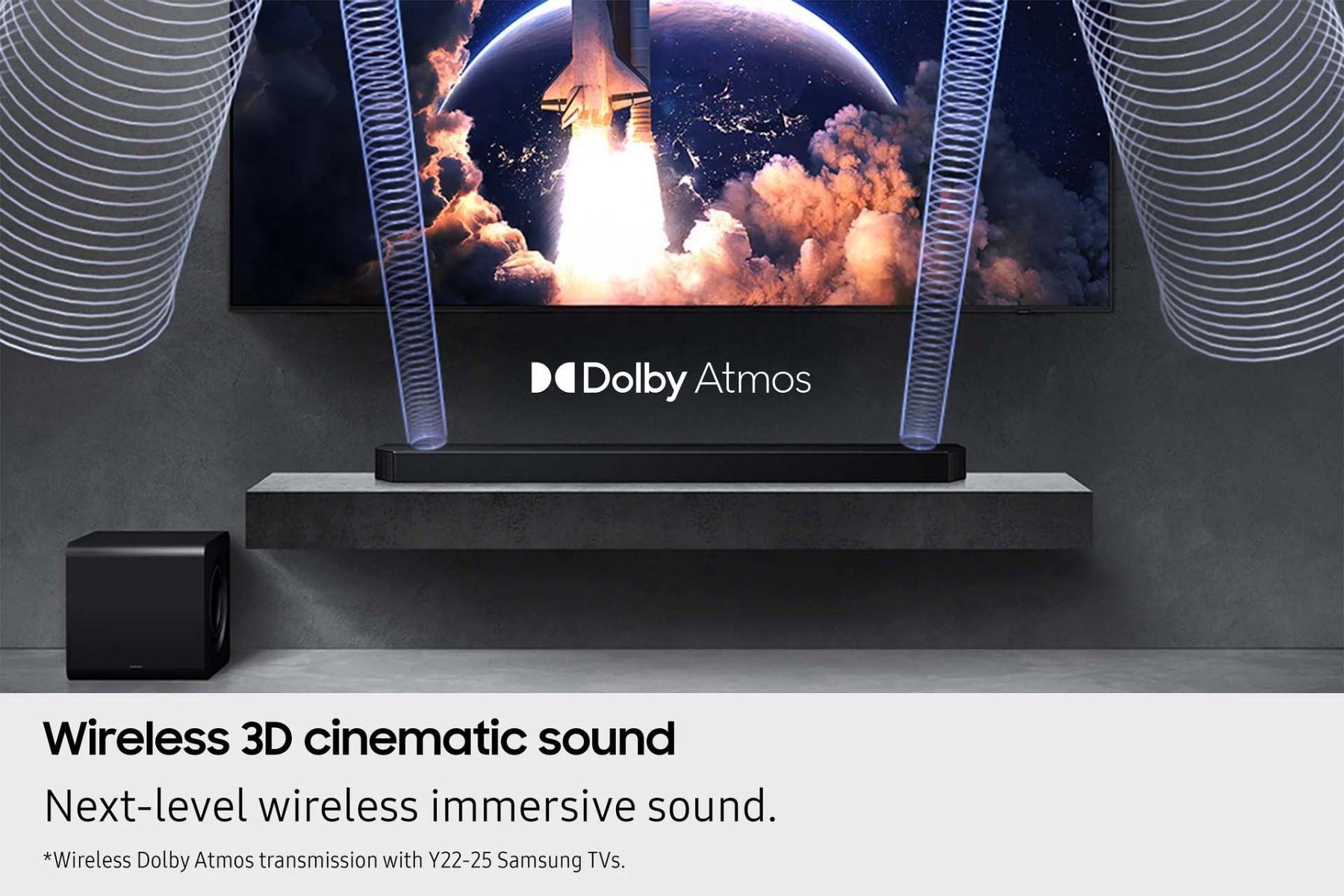 Wireless 3D cinematic sound - next-level wireless immersive sound