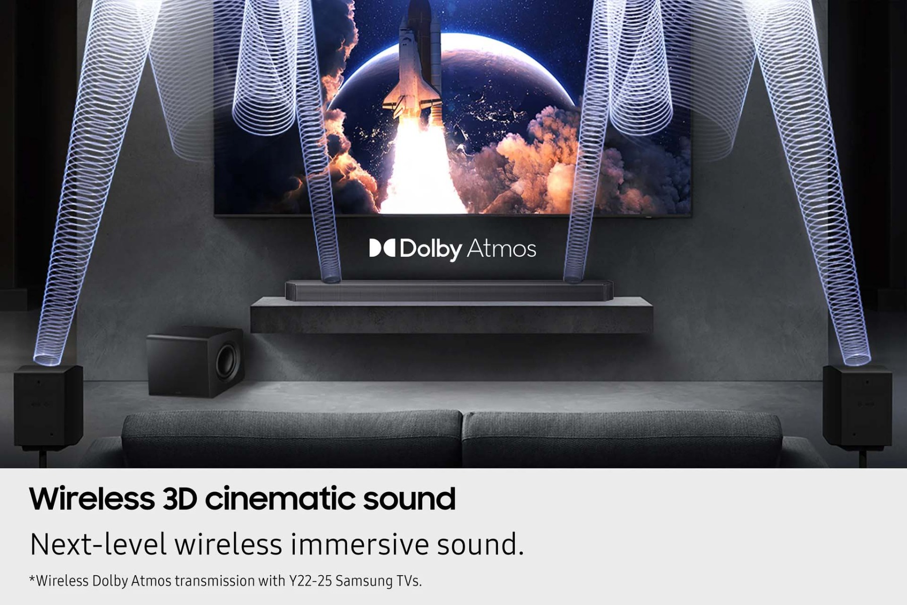 Wireless 3D cinematic sound - next-level wireless immersive sound