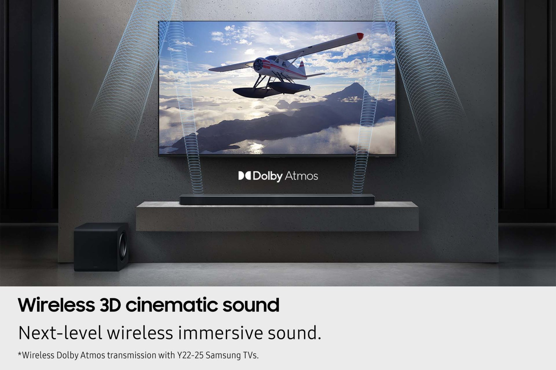 Wireless 3D cinematic sound - Next level wireless immersive sound