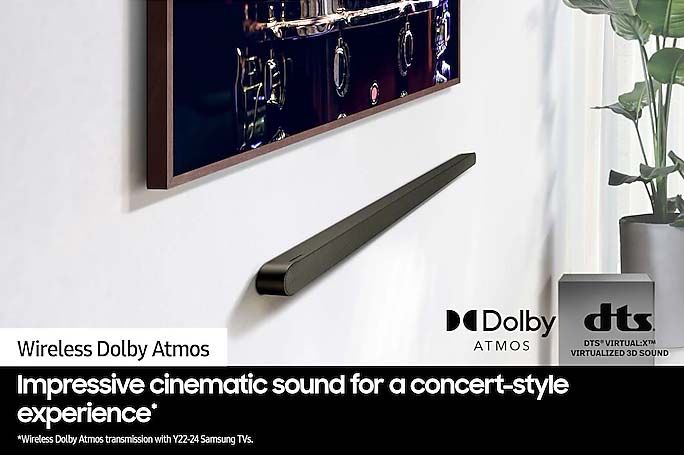 Wireless Dolby Atmos - Impressive cinematic sound for a concert-style experience