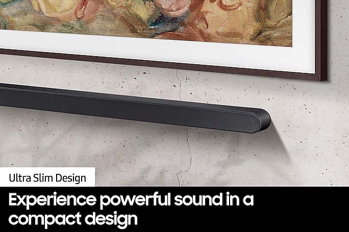 Ulta-Slim Deisgn - Experience powerful sound in a compact deisgn.