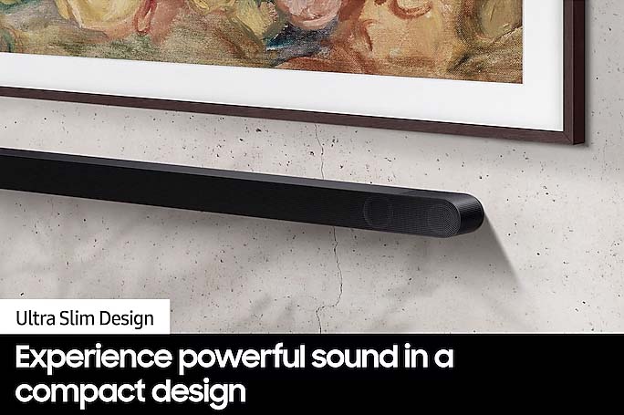 Ultra Slim Deisgn - Experience powerful sound in a compact deisgn.