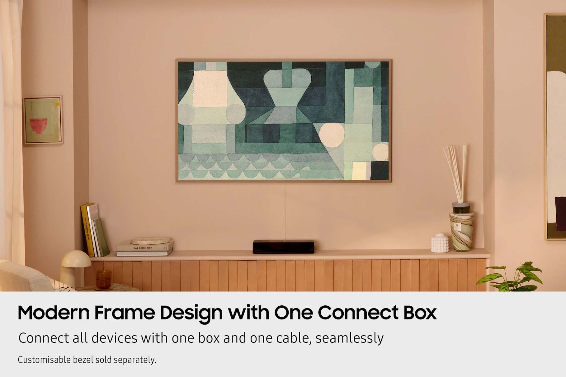 Modern Frame Design with Wireless One Connect Box