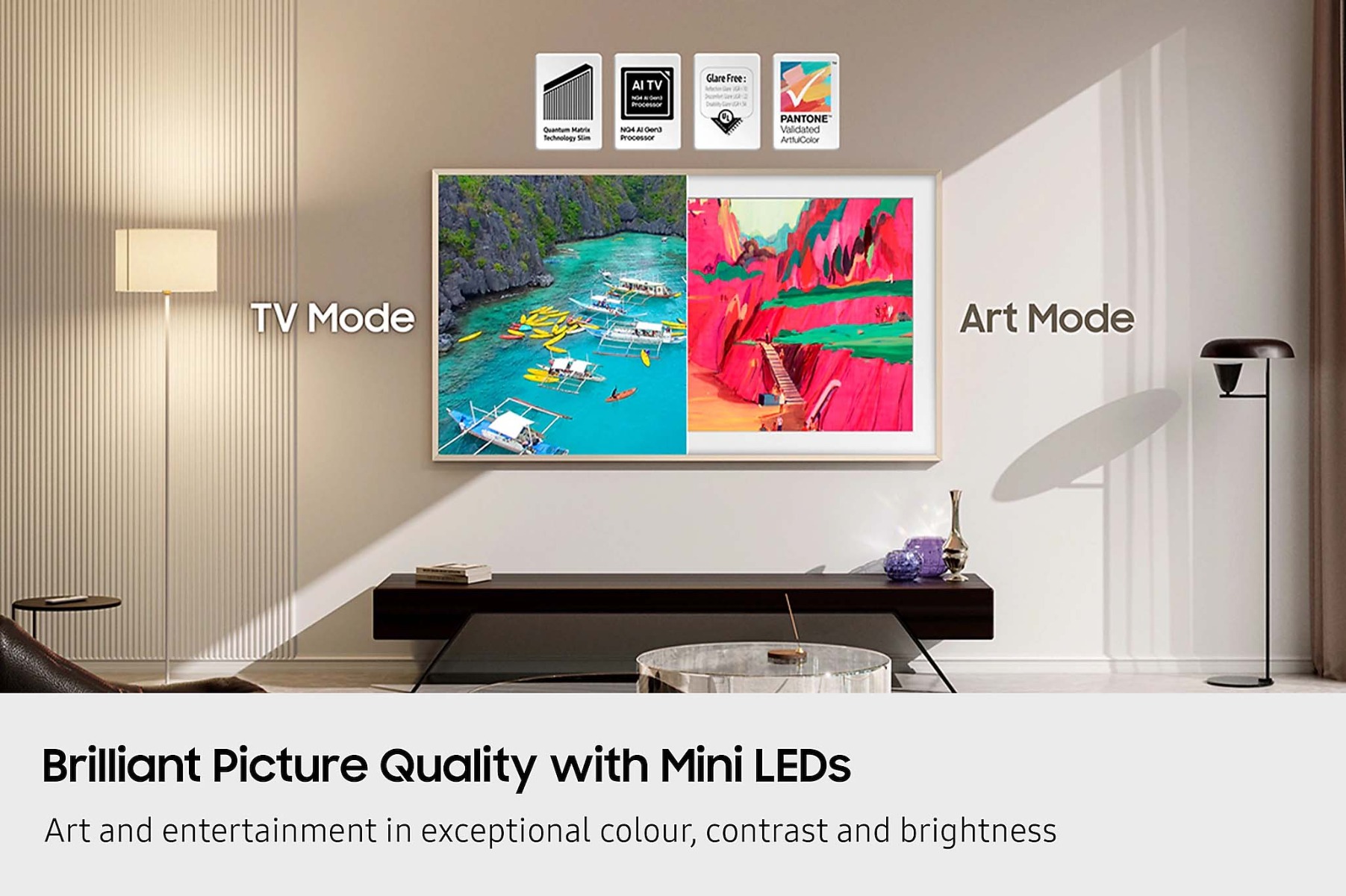 Brilliant Picture Quality with Mini LEDs