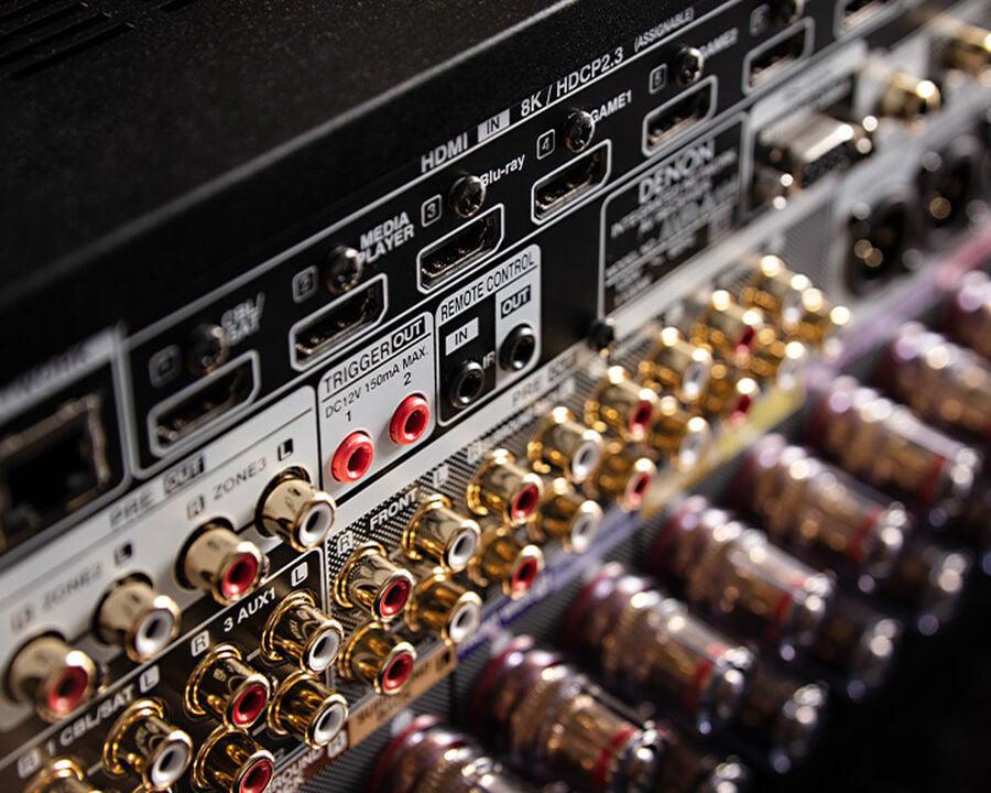 Denon AVC-A1H 15.4 Ch. 210W 8K AV Receiver with HEOS Built-in