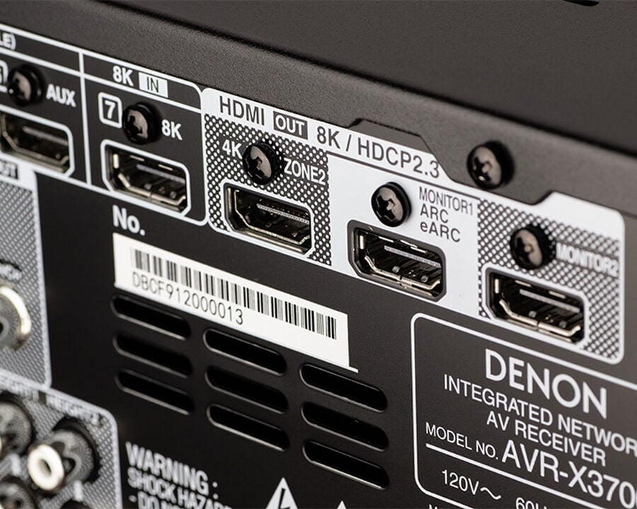 Denon AVC-X3800H 9.4 Ch. 180W 8K AV Receiver with HEOS Built-in